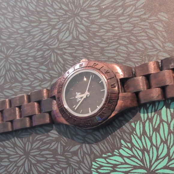 Double Wrapped WeWood Watch, Chocolate Brown - Picture 2 of 6